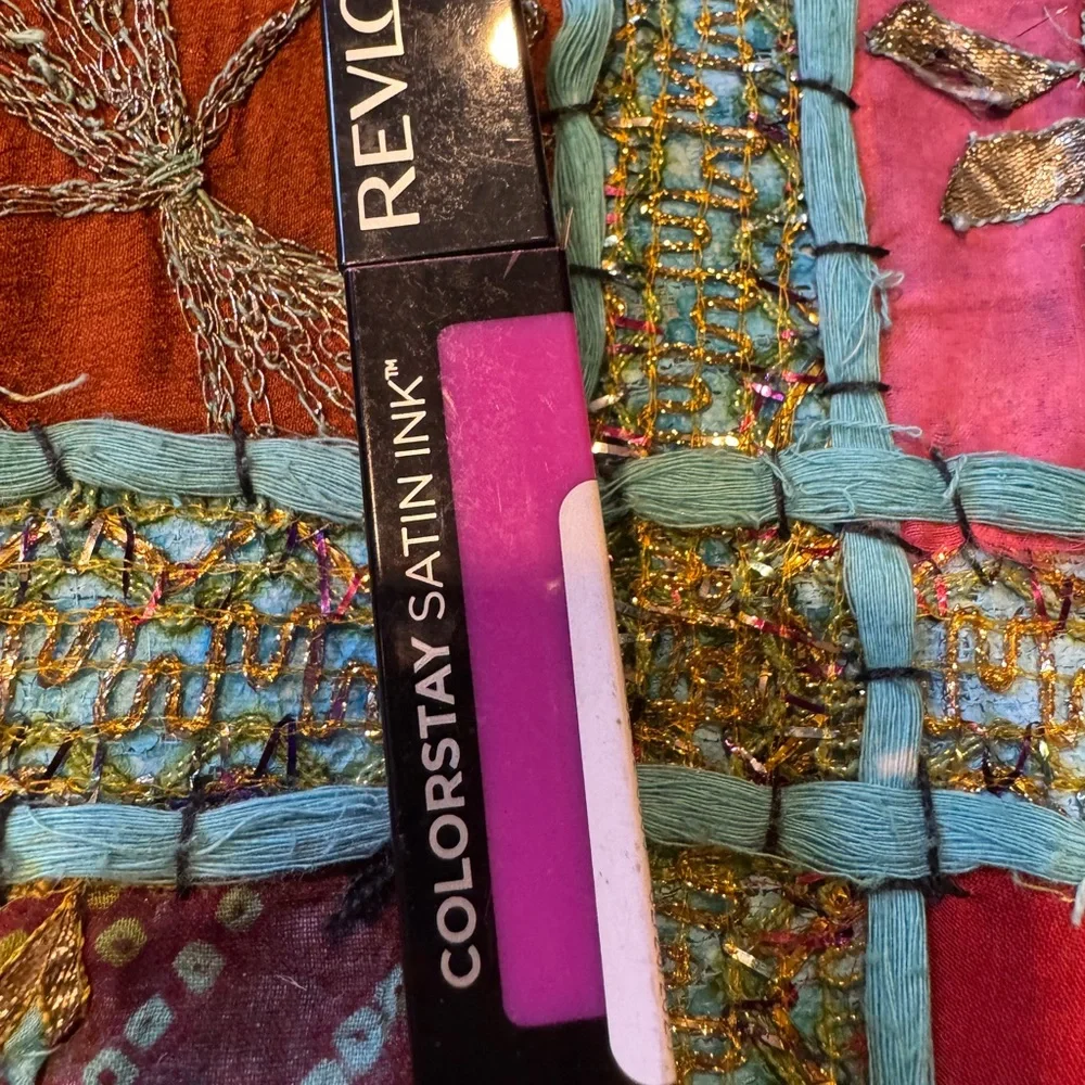 Revlon Satin Ink Lipstick in Bold Pink
